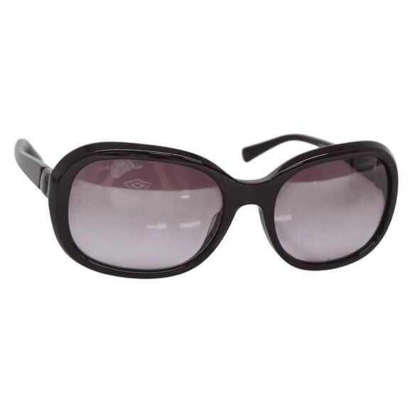 CHANEL Sunglasses Plastic Purple CC Auth - Picture 1 of 15